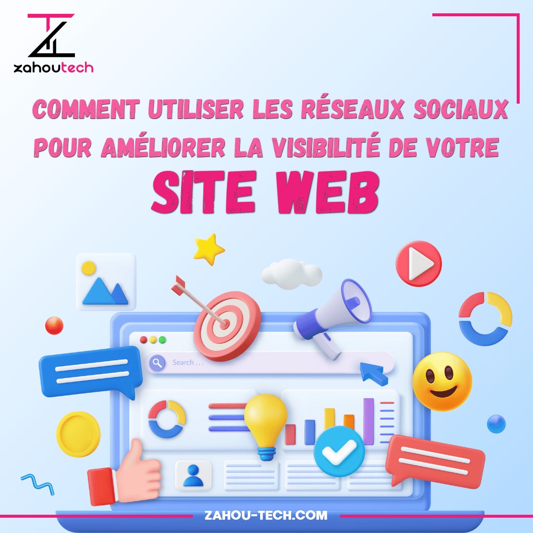 les réseaux sociaux pour augmenter la visibilité de votre site web